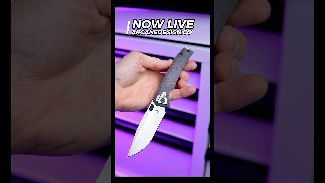 The AUTOMATON is now live on arcanedesign.co. Get yours today! #arcane #edcknife #edc #edcgear #knaf