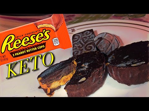 KETO DESSERT: Keto REESE’s CUP! 🍫🥜 CHOCOLATE PEANUT BUTTER CUPS DIY - 5 Minute All Natural Recipe! Video