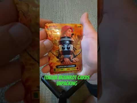 Italian Brainrot Cards Unpacking PT2 #shorts #cards #unboxing #italianbrainrot #fyp