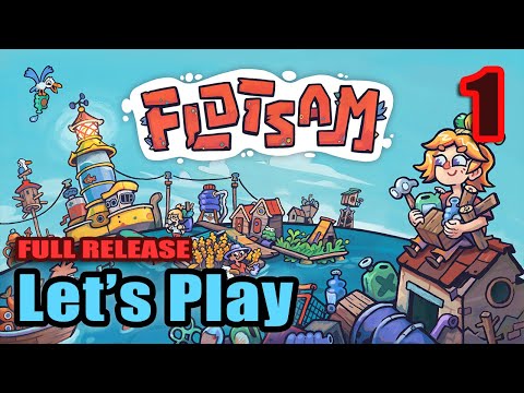 Flotsam - Post Apocalyptic Mobile Survival City Builder Water World - Full Gameplay (Version 1.0)