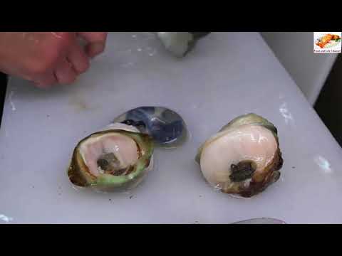 Giant Sea Snail Yakogai- Japanese Street Food-  Food and Life