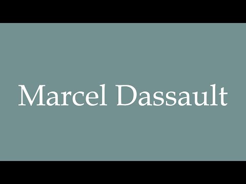How to Pronounce ''Marcel Dassault'' Correctly in French