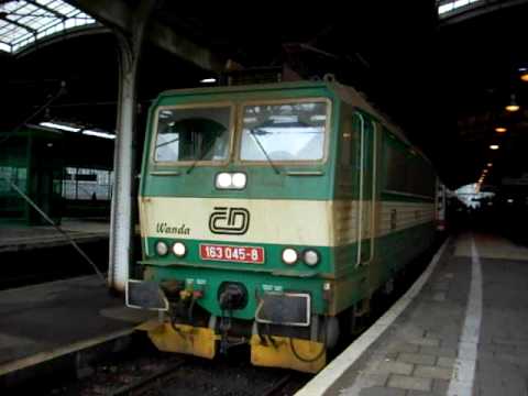 Tyrystory ČD 163 045-8, stacja Wrocław Główny, dnia 23.10.2009r