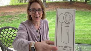 Summer Travel Essential - Portable Rechargeable Handheld Misting Fan