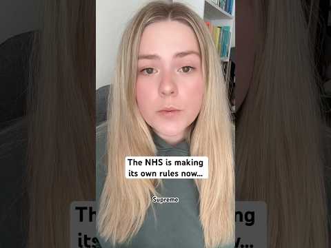 The NHS is making its own rules now…