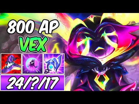 800 AP BURST EMPYREAN VEX MID GAMEPLAY | Best Build & Runes | League of Legends
