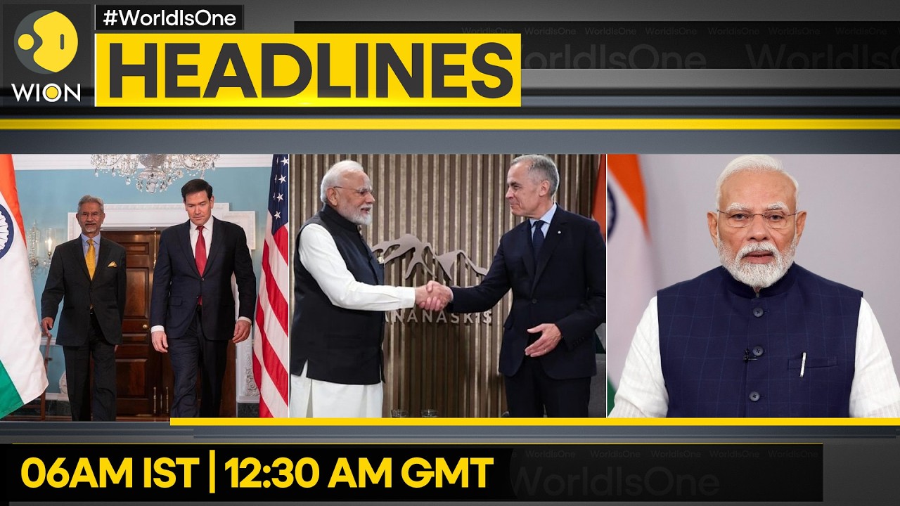 PM Modi Flags Indian Seafarers Deaths at G7 | India-US Trade Deal in Final Stages | WION Headlines