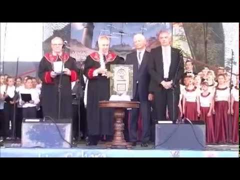 Nagroda Europy dla Słupska. Wręczenie statuetki 6.09.2014