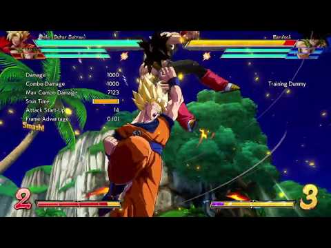 DBFZ - SSJ Goku 2H combo (destructo disc assist)