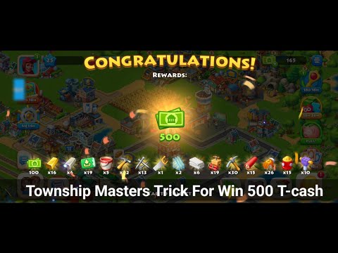 Township Pirate Treasure NEW TRICKS 2025 / How to Win 500 T-cash Tips & Trick