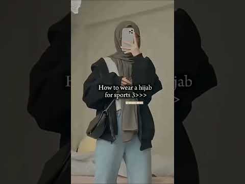 # hijab style for sports #tahseen #aesthetic #halal #motivation #hijab #how