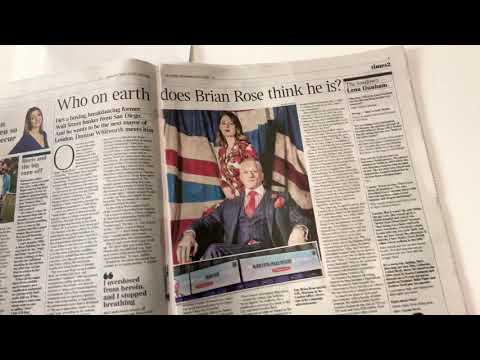 THE TIMES - "Who on Earth Does Brian Rose Think He Is?" （ブライアン・ローズは自分を一体誰だと思っているのか？#ブライアン・フォーメイア (THE TIMES - “Who on Earth Does Brian Rose Think He Is?” #brianformayor)