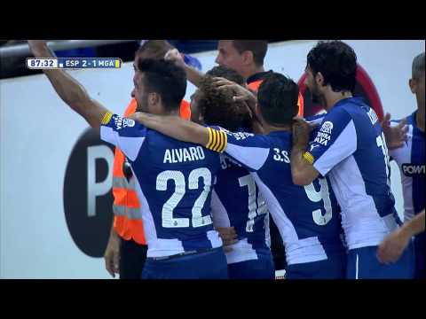 Goal of Stuani (2-1) RCD Espanyol - Málaga CF - HD