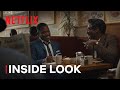 Colman Domingo and the ensemble cast of Rustin