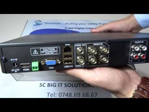 DVR 4 canale Full D1 960H Streamax 7204XQC - www.bigit.ro