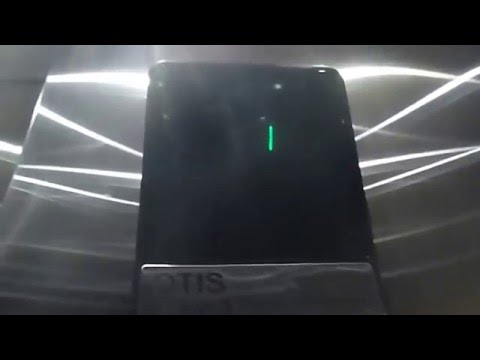 Elevator at the Courtyard Marriott parking garage in Waltham MA