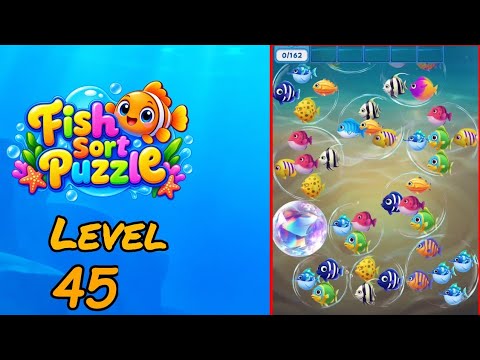 Fish Sort Puzzle Level 45 Walkthrough thumbnail