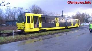 preview picture of video 'Eerste gerenoveerde tram SUNIJ-lijn terug in Nieuwegein'