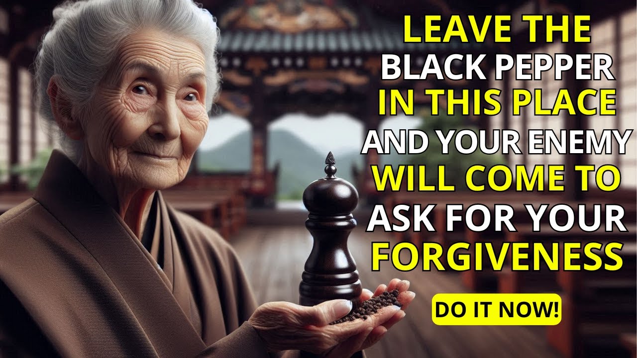 Leave BLACK PEPPER in this PLACE and your enemy will ask you for FORGIVENESS soon | Buddhism