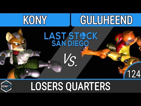 LSSD 124 - 8BR | Kony (Fox) vs. Guluheend (Samus) - SSBM Losers Quarters - Smash Melee