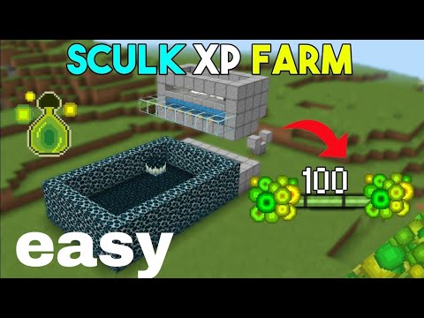 how to make Sculk xp farm in Minecraft 1.19