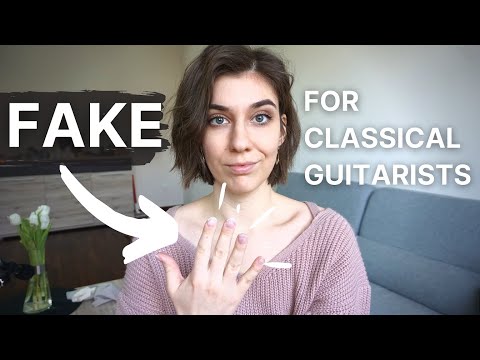 GEL NAIL FOR GUITARISTS - how to make artificial nails STEP BY STEP