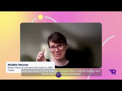 Thales - Customer Success Story (Wiebke Macrae - Global Head of Demand Generation & ABM)
