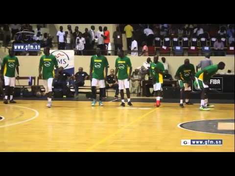 Afrobasket 2015 - Match preparation Sénègal - Cap Vert -  echauffement - Dimanche 9 aout 2015