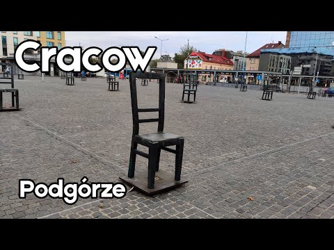🇵🇱 Cracow, Poland - Podgórze district - walking tour - October 2020 | 4K