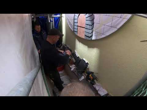 Das Colditzer Stadtwappen - Schieferornament - Teil 3 - Ansetzen der Schieferdeckung