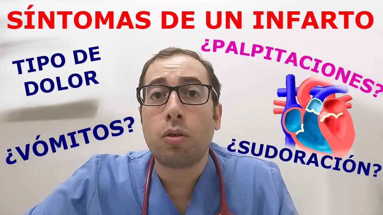 Cómo detectar un INFARTO AGUDO DE MIOCARDIO. Síntomas y signos principales.