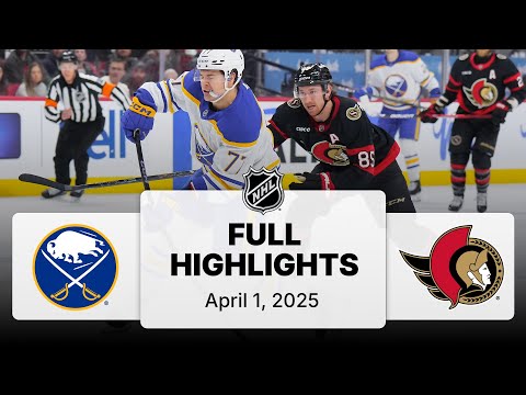 NHL Highlights | Sabres vs. Senators | April 01, 2025