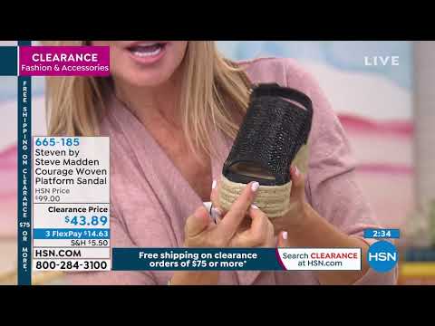 Steven by Steve Madden Courage Woven Platform Sandal