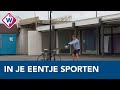 In je eentje sporten vanwege het coronavirus - OMROEP WEST