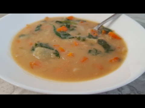 PORTUGUESE WHITE BEAN SOUP : READY IN 10 MINUTES !