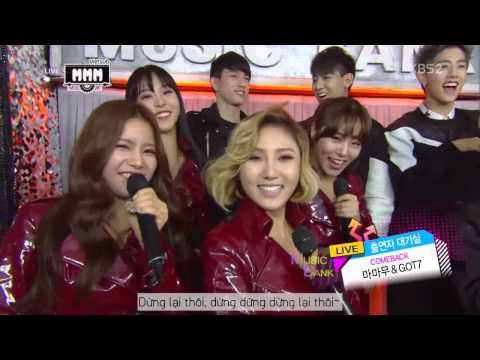 [VIETSUB] 141121 Mamamoo & GOT7 - Music Bank Waiting Room (Interview)