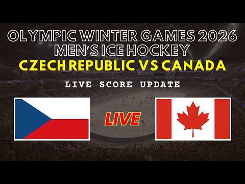 Czech Republic vs Canada Live Scores | Olympic Winter Games 2026 Men’s Ice Hockey