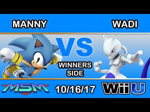 MSM 118 - Manny (Sonic) Vs. EMP | WaDi (Mewtwo) Winners Side