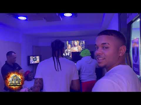 El Cherry, Ceky, Liro Shaq Y Braulio Fogon Grabando En La Melma Music Studio