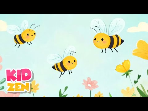 10 Hours of Relaxing Kids Music for Sleep & Focus 🐝 Busy Bees