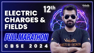 Electric Charges & Fields Full Marathon | Class 12 Physics | CBSE 2024 | Shimon Sir
