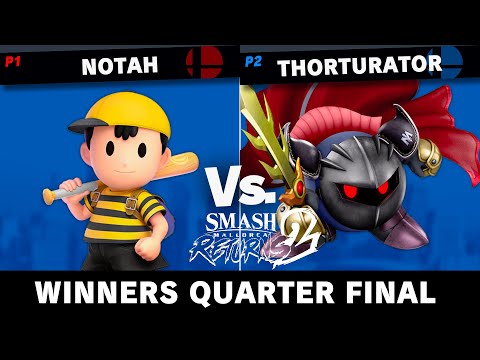 Smash Mallorca Returns 2 - WQF - Notah (Ness) VS Thorturator (Meta Knight)