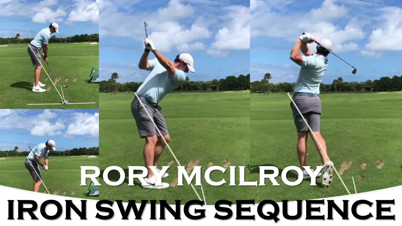 Rory Mcilroy's Iron Swing Sequence-Slow Motion