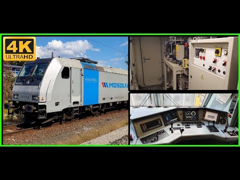 【4K】 Baureihe 185 Rundgang + Maschinenraum + Führerstand