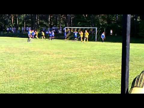 Bizon Jeleniec- ŁKS Łazy, bramka na 0-2