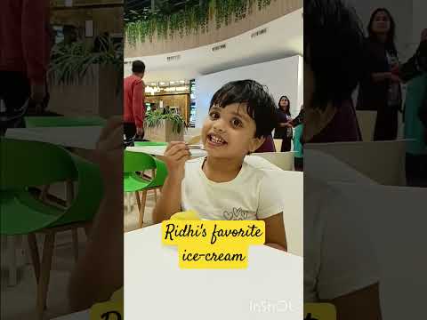 Ridhi is enjoying ice-cream. #icecream #mangoflavor #enjoying @sagarjyotibiswal3268