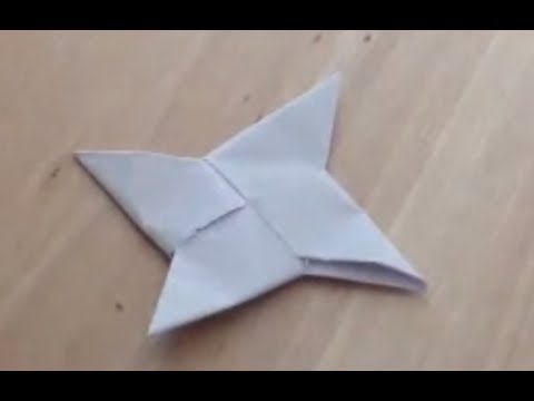 comment construire un shuriken en papier