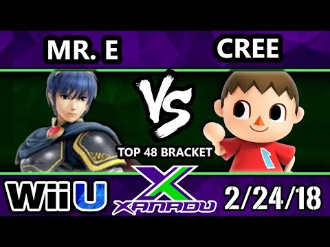 End of an Era - Mr. E (Marth, Lucina) Vs. Cree (Villager) - SSB4 Winners Top 24 - Smash Wii U