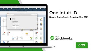 One Intuit ID | New in QuickBooks Desktop Mac 2021