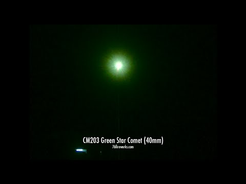 CM203 Green Star Comet (40mm)